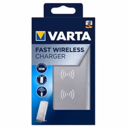 Varta 57912 101 111 mobile device charger Smartphone Silver AC Wireless charging Fast charging Indoor
