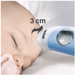 NUK 10256380 digital body thermometer Remote sensing thermometer Blue, White Universal Buttons - Additional view 5