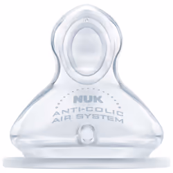 First Choice+ Silicone Replacement Teats , 6-18 Months with Medium Feed Hole , 2 Count