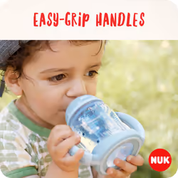 First Choice+ Learner Cup Sippy Cup | 6-18 Months | Leak-Proof Silicone Spout | Anti-Colic Vent | BPA | 150ml