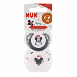 Nuk Disney Silicone Pacifier 0-6 Months X2