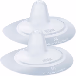 NUK Breastfeeding Cones, Breastfeeding Shield, Protects Against Sore Nipples, Thin Silicone, Size M (20 mm), Includes Protect ...