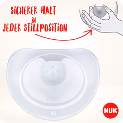 NUK Breastfeeding Cones, Breastfeeding Shield, Protects Against Sore Nipples, Thin Silicone, Size M (20 mm), Includes Protective Box, Pack of 2