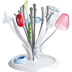 NUK Multi Purpose Baby Bottle Drying Rack | Fits up to 6 Bottles and Accessories | Easy Assemble | Dishwasher-Safe