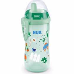 NUK First Choice+ Kiddy Cup Toddler Cup | 12 Months+ | Leak-Proof Toughened Spout | Clip & Protective Cap | BPA-Free | 300 ml ...