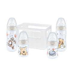 NUK Disney Winnie Puuh First Choice feeding bottle 150 ml Transparent 300 ml Polypropylene (PP)