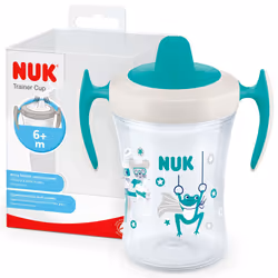 Trainer Cup Sippy Cup | Leak-Proof Soft Drinking Spout | 6+ Months | BPA-Free | 230ml | Green Frog,10255610