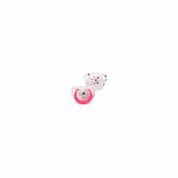 NUK Star Day & Night Baby Soother Dummy Silicone 2 Count - Pink
