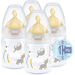 NUK 1st Choice + Tempt Control Feeding Bottles 0-6m 4x150ml Latex