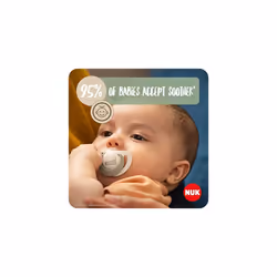 for Nature Baby Dummy | 18-36 Months | Sustainable Rubber Soothers | Over 98% Natural Raw Materials | Off-White | 2 Count
