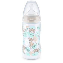 Baby Bottle, Baby, 300 ml, Anti-Colic, Temperature Control, BPA-Free, Silicone Teat, Disney First Choice+, 6-18 Months, Mehrfarbig