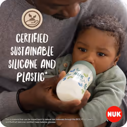 Baby Bottle Teat Nuk For Nature BPA-Free Silicone Small Feed Pack Of 2