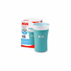 Magic Cup Stainless Steel Sippy Cup | 8+ Months | 230 ml | 360 Anti-Spill, Leak-Proof Rim | Keeps Liquid Cool/Warm