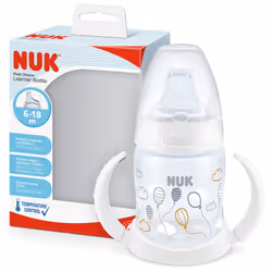 First Choice Sippy Cup | 150 ml | Easy-Grab Handles & Orthodontic Silicone Spout | Leak-Proof | 6-18 Months | Anti-Colic | Te ...