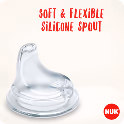 First Choice Sippy Cup | 150 ml | Easy-Grab Handles & Orthodontic Silicone Spout | Leak-Proof | 6-18 Months | Anti-Colic | Temperature Control |