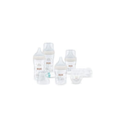 Perfect Match Perfect Start Baby Bottles Set | 0-6+ Months | Adapts to Baby's Palate | 4 x Anti Colic Baby Bottles, Dummy, Bottle Brush & More |