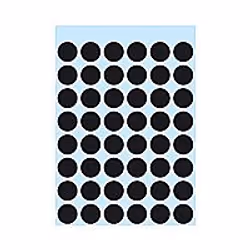 HERMA Multi-purpose labels ø 12mm black 240 pcs, ø 12, 240 pc(s)