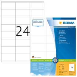 HERMA Labels Premium A4 70x36 mm white paper matt 12000 pcs.