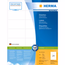 HERMA Labels Premium A4 70x36 mm white paper matt 12000 pcs.