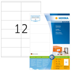 HERMA Labels Premium A4 105x48 mm white paper matt 2400 pcs.