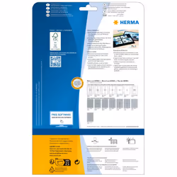 HERMA Labels A4 96x63,5 mm white paper glossy 200 pcs. - Additional view 2