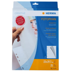 HERMA Photo cardboard 230x297 mm white 25 sheets