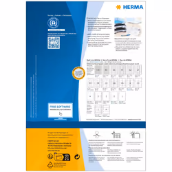 HERMA 10736 printer label White Self-adhesive printer label