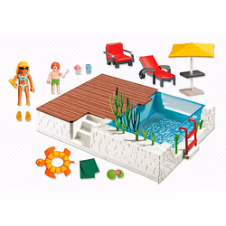 Playmobil City Life Swimming Pool with Terrace