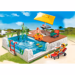 Playmobil City Life Swimming Pool with Terrace