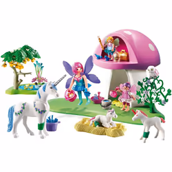Playmobil 6055 Fairies with Toadstool House