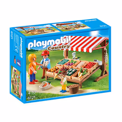 Playmobil Country Farmer's Market, Building figure, 4 yr(s), Multicolour