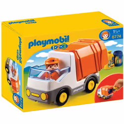 Playmobil 1.2.3 6774, Car & racing, 1.5 yr(s), Multicolour, Plastic
