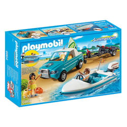 Playmobil Summer Fun Surfer Pickup with Speedboat