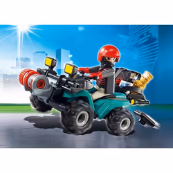 Playmobil City Action Robber's Quad with Loot