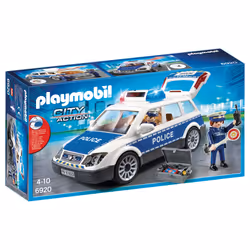 Playmobil Squad Car with Lights and Sound, Action/Adventure, 4 yr(s), AAA, Multicolour, Plastic