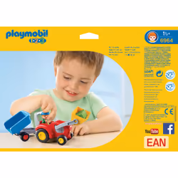 Playmobil 1.2.3 Tractor with Trailer - Additional view 5