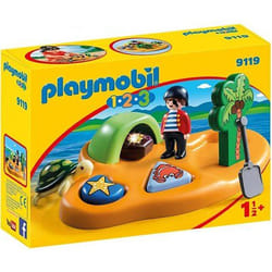 Playmobil 1.2.3 Pirate Island