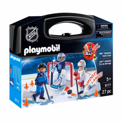 Playmobil Sports & Action NHL Shootout Carry Case, Building figure, 5 yr(s), Multicolour, 27 pc(s)