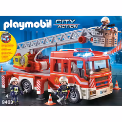 Playmobil Fire Ladder Unit, Truck, 4 yr(s), AAA, Plastic, Multicolour