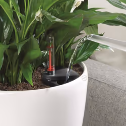 LECHUZA Planter Classico Color 28 ALL-IN-ONE White High Gloss Plant Pot 13190 - Additional view 5