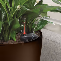 LECHUZA CLASSICO Color 28 Nutmeg Poly Resin Table Self-watering Planter with Substrate D28 H26 cm - Additional view 4