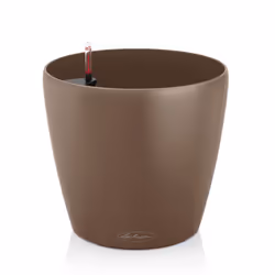 LECHUZA CLASSICO, Pot planter, Freestanding, Polypropylene (PP), Brown, Round, Indoor/outdoor