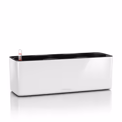 LECHUZA CUBE, Pot planter, Freestanding, Polypropylene (PP), White, Rectangle, Indoor