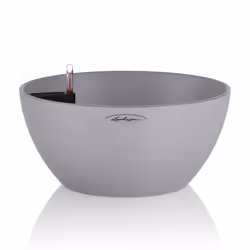 LECHUZA CUBETO, Pot planter, Freestanding, Polypropylene (PP), Grey, Round, Indoor/outdoor