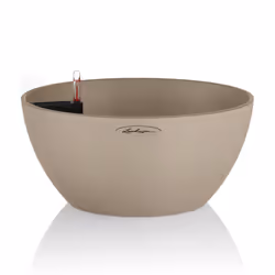 LECHUZA CUBETO, Pot planter, Freestanding, Polypropylene (PP), Beige, Round, Indoor/outdoor