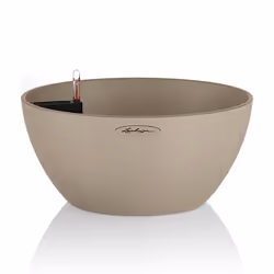 LECHUZA CUBETO, Pot planter, Freestanding, Polypropylene (PP), Brown, Sand, Round, Indoor/outdoor