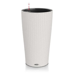 LECHUZA CILINDRO Cottage 32 Grey Plastic 1 pc(s)