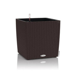 LECHUZA Planter Decorative Flower Pot Flower Planter Indoor Home Planter Pot - mocha, 39 x 39 x 40 cm