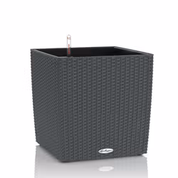 LECHUZA Planter Decorative Flower Pot Flower Planter Indoor Home Planter Pot - granite, 49 x 49 x 49.5 cm