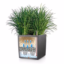 LECHUZA Planter Decorative Flower Pot Flower Planter Indoor Home Planter Pot - granite, 49 x 49 x 49.5 cm - Additional view 8